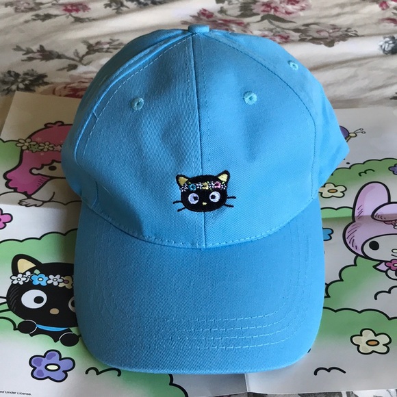 pastel blue baseball cap